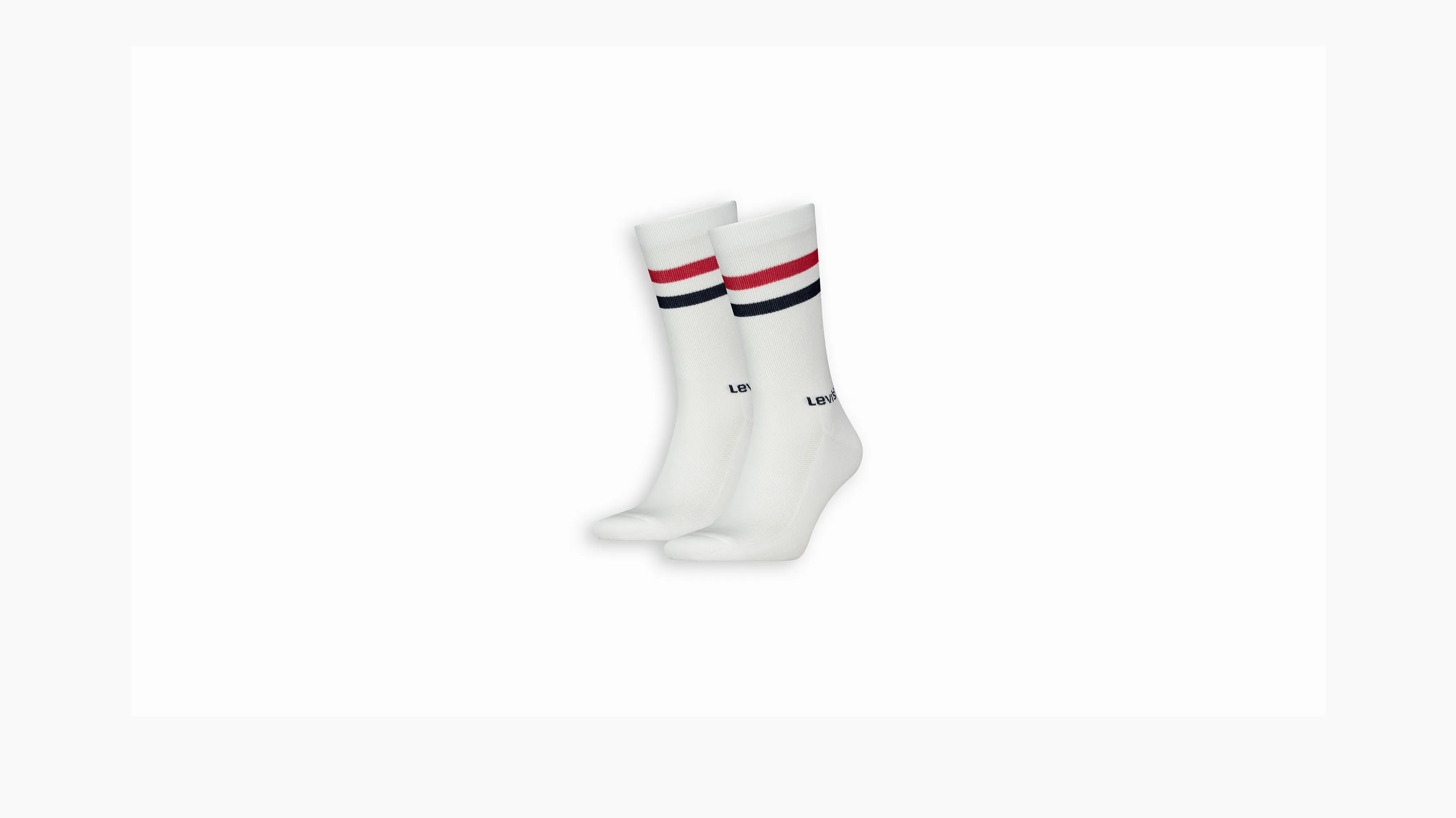 Calcetines De Altura Estándar Levi's® Sport Stripe: Paquete De 2